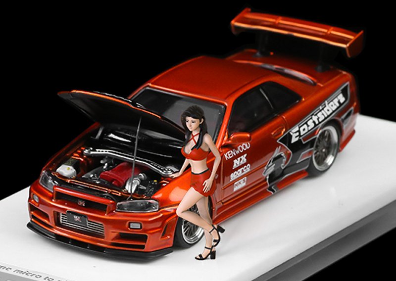 INNO64 NISSAN SKYLINE GT-R R34 Z-Tune Full Carbon EXPO 2023 1/64 boîte INNO64 NISSAN SKYLINE GT-R R34 Z-Tune Full Carbon EXPO 2023 1/64 boîte