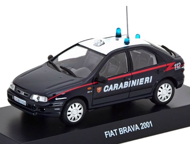 FIAT Brava - Carabinieri - 2001 - Police - ATLAS 1:43